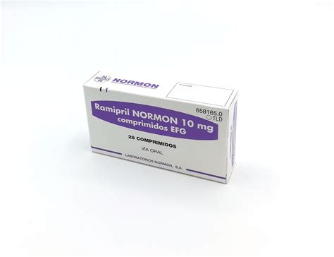 Ramipril Normon Efg Mg Comprimidos Farmac Uticos