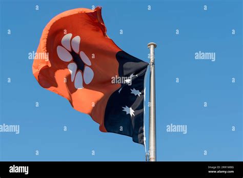 The Northern Territory State Flag 3 Official Colours Black White And