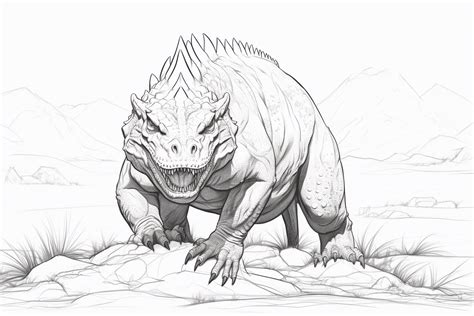 How To Draw A Carnotaurus Yonderoo