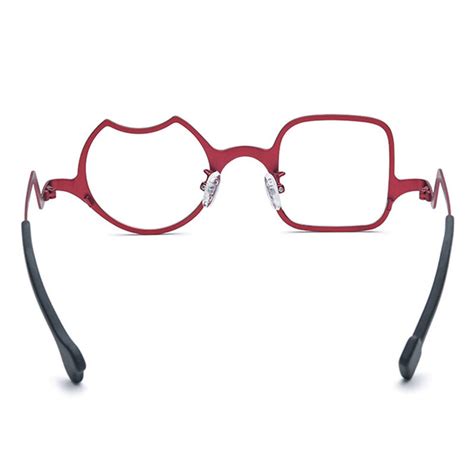 Randy Square Red Glasses - Aoolia.com