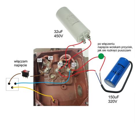 Jak podłączyć silnik jednofazowy 220V z rosyjskiej etykiety