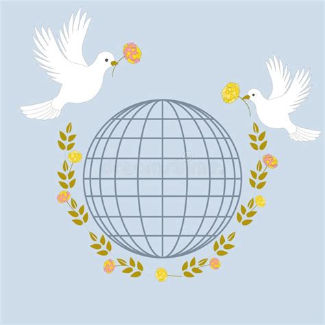 Doves Earth Stock Illustrations 250 Doves Earth Stock Illustrations Vectors And Clipart