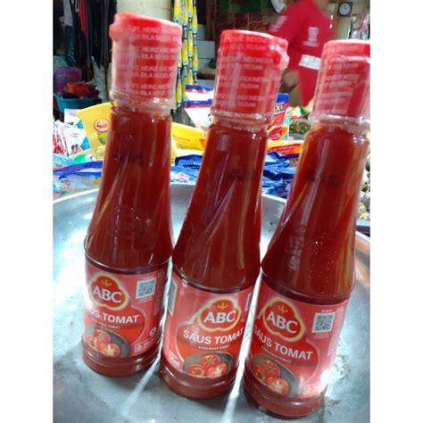 Jual Saos Tomat Abc Botol Kecil 135ml Shopee Indonesia