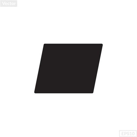 parallelogram shape illustration vector graphic 22134044 Vector Art at ...