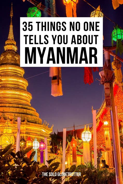 Facts About Myanmar Myanmar Facts Things To Know Before Visiting