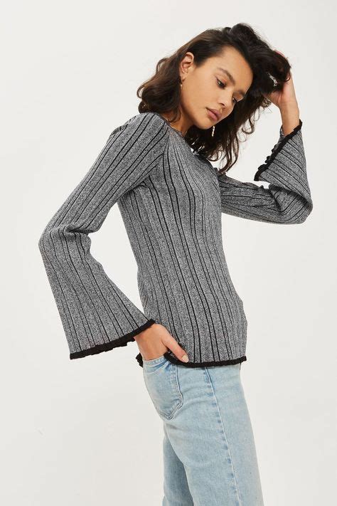 Lurex Pleated Sweater Fashion Sweaters Clothes For Women