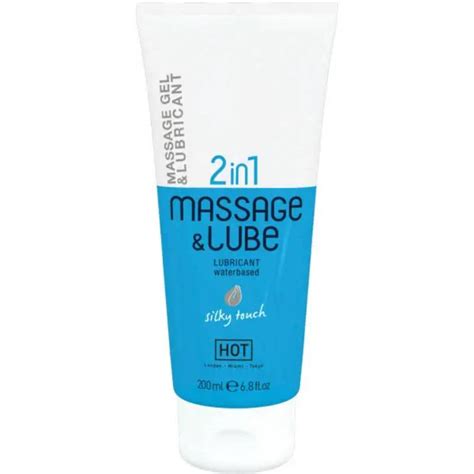 HOT Лубрикант и массажный гель HOT 2 в 1 Silky touch 200 EroPlace