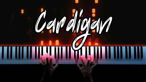 Taylor Swift - Cardigan (Piano Tutorial) - Cover - YouTube