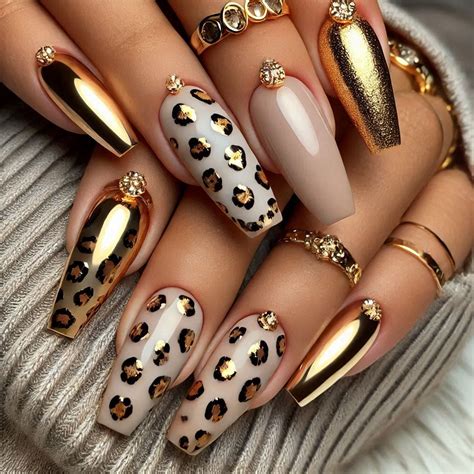 36 Classy Nude And Gold Nail Design Ideas To Elevate Your Look Style