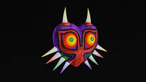 Artstation Majoras Mask Zelda