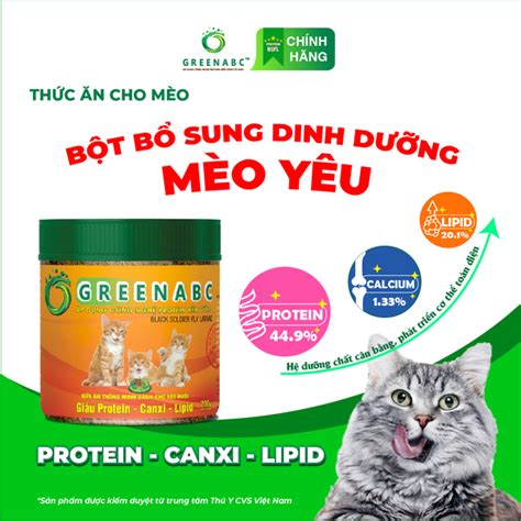 Thức ăn cho Mèo Bổ Sung Dinh Dưỡng GREENABC