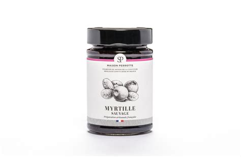 Confiture Maison Perrotte G Myrtilles Sauvages Les Passions De