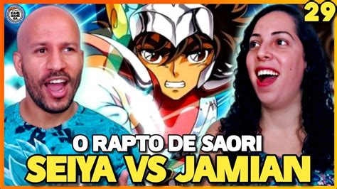 SAORI É RAPTADA SEIYA VS JAMIAN DE CORVO OS CAVALEIROS DO ZODÍACO