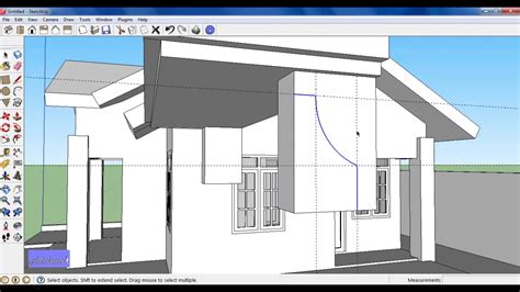 Easy Sketchup Tutorial House Design Youtube