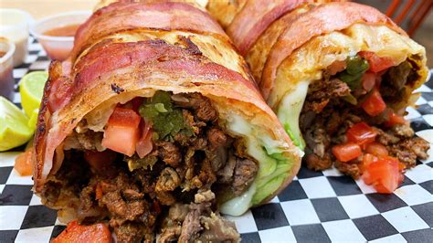 Best Burritos In Phoenix The Bacon Wrapped Percheron Burro