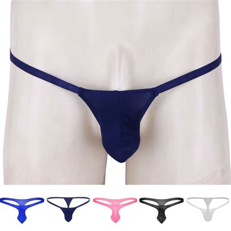 Youworth Men G String Thong Bulge Pouch Panties Mini Bikini T Back Underwear Pants Briefs