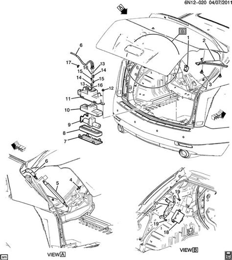 2011 Cadillac Srx Parts Diagram