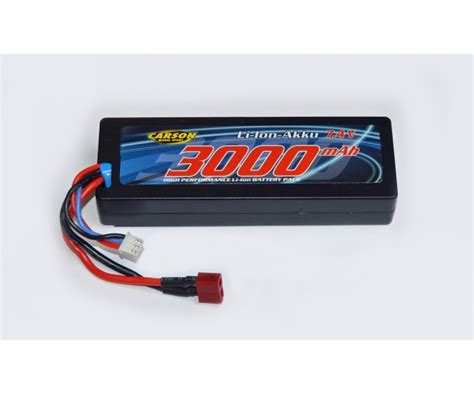 Li Ion Akku 7 4V 3000mAh T Plug Hobbyexclusiv RC Modellbau