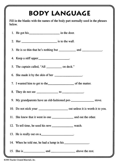 Critical Thinking Printable Worksheet