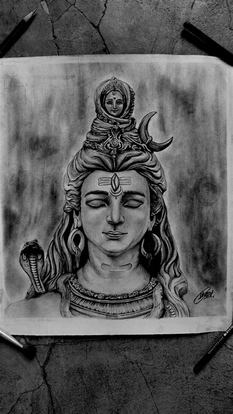 Shiv. sketch by Mahesh wagh art in 2023 | Cool art drawings, Pencil sketch images, Beautiful art ...