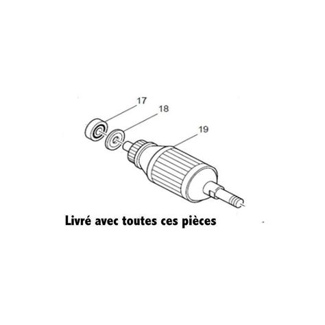 induit   pour le rabot makita