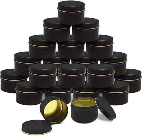 Bunhut Candle Tins 24 Pack 8oz Candle Tins For Making Candles Bulk Candle Jars With