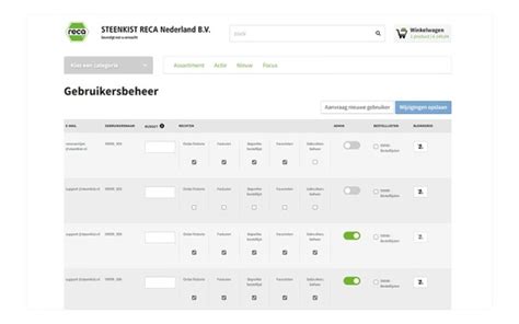 Webmodule Reca Webmodule Steenkist Reca Nederland B V