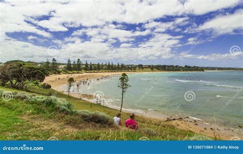 Blue Waters Of Torquay Beach Editorial Stock Image Image Of Victoria