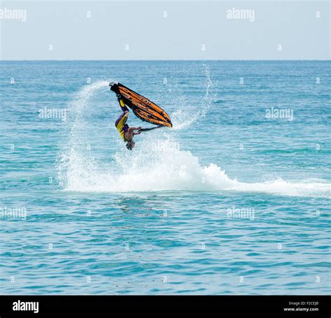 Jet Ski tricks Stock Photo - Alamy