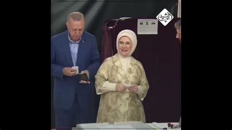 أردوغان يدلي بصوته في الجولة الثانية من الانتخابات الرئاسية التركية