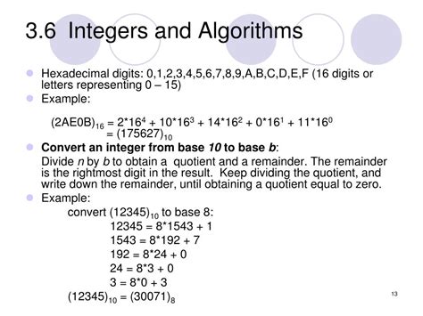 PPT Chapter 3 The Fundamentals Algorithms The Integers And