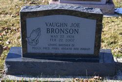 Vaughn Joe Bronson M Morial Find A Grave