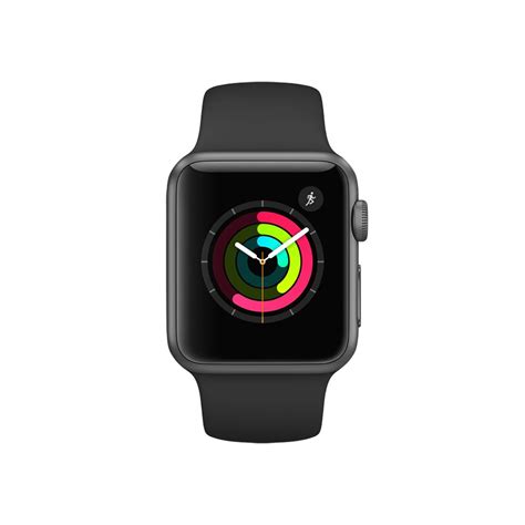APPLE Watch S1 38mm Uzay Grisi Alüminyum Kasa ve Siyah Spor Kordon ...