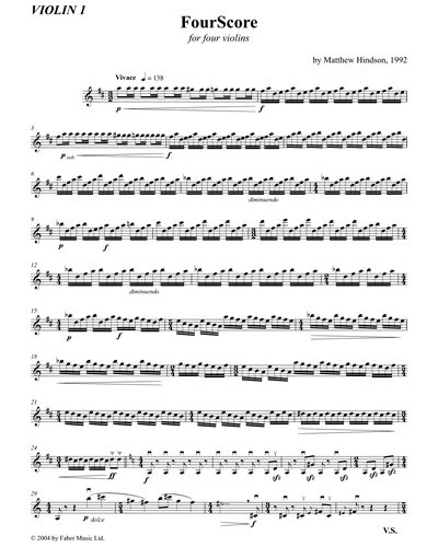 Fourscore Sheet Music By Matthew Hindson Nkoda