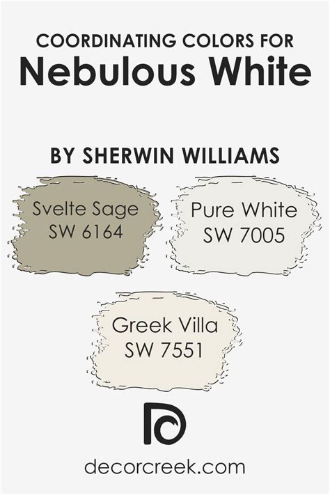 Coordinating Colors Of Nebulous White Sw By Sherwin Williams