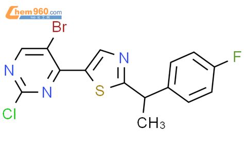 893439 08 2 Pyrimidine 5 Bromo 2 Chloro 4 2 1 4 Fluorophenyl Ethyl