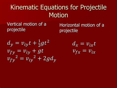 Ppt Projectile Motion Chapter 3 Section 3 Powerpoint Presentation