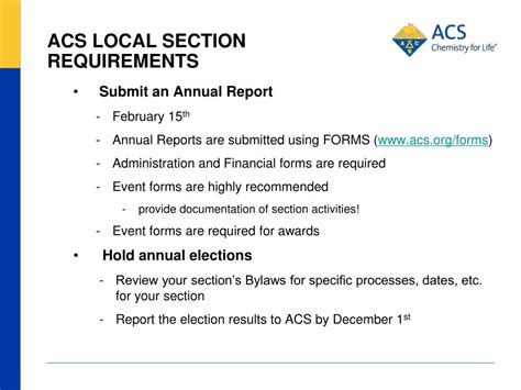 PPT - Leading Your ACS Local Section PowerPoint Presentation, free ...