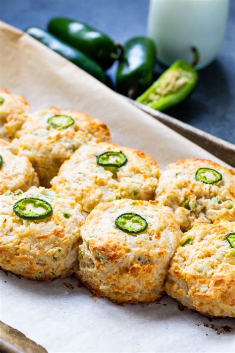 Jalapeno Cheddar Biscuits Spicy Southern Kitchen