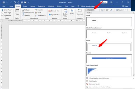 How To Set Up Header And Page Number In Word Printable Templates