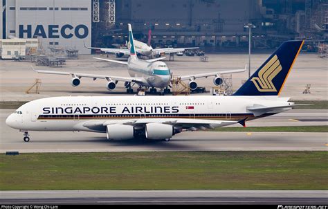 9V SKR Singapore Airlines Airbus A380 841 Photo By Wong Chi Lam ID