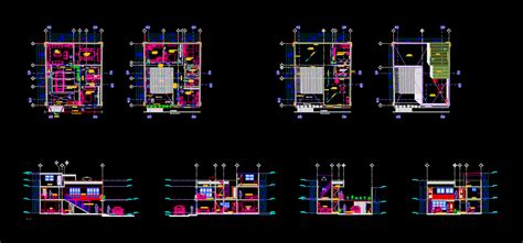 House Room 2 Levels DWG Detail For AutoCAD Designs CAD