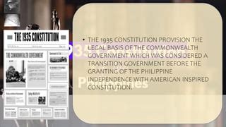 history of 1935 philippine constitution.pptx