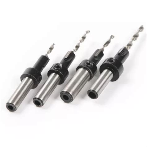 COUNTERSINK DRILL BIT Adjustable Depth Stop Collar Woodworking Alloy