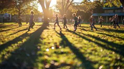 Premium Photo A Group Of People Playing Frisbee In A Park