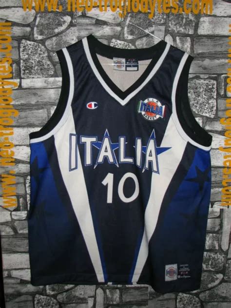 VINTAGE ITALIA ITALY Basket Basketball Vest Canotta 90s By Champion