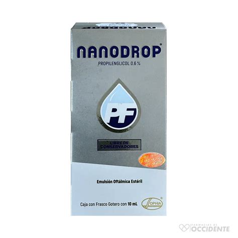 Nanodrop Pf X Ml Farmacias De Occidente