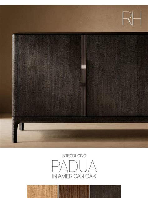 Restoration Hardware Introducing The Padua Collection In American Oak