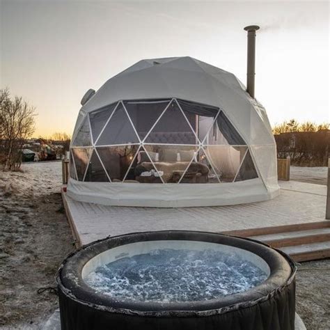 M Diameter Winterluxury Resort Hotel Glamping Tent Outdoor Igloo