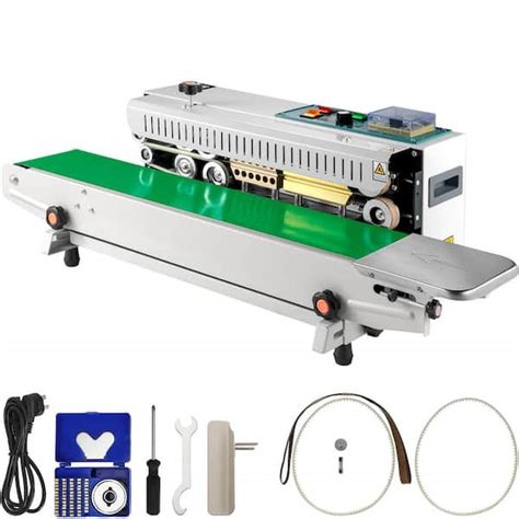 VEVOR Continuous Band Sealer Stepless Speed Adjusting Auto Horizontal